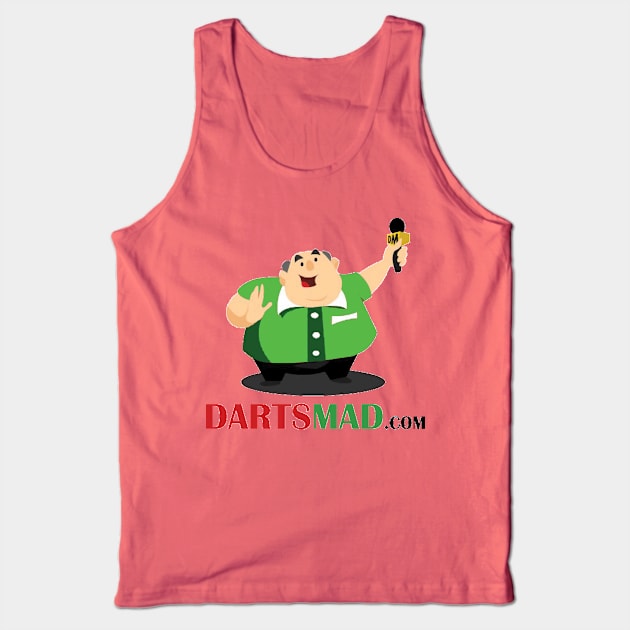 Darts Mad green logo Tank Top by Darts Mad